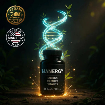 MANERGY | Energy, Memory, Vitality – All in One Bottle! [Engraved in Your DNA!]
